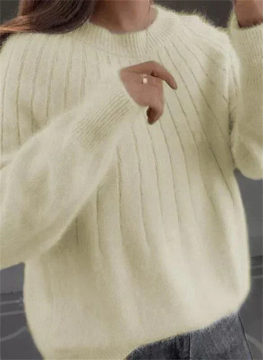 EBMode Damen Strickjpullover In Verschiedenen Farben