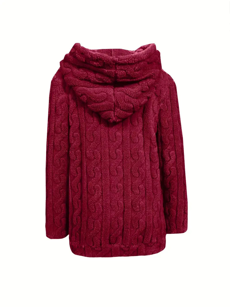 EB | Weiches Kapuzen Sweatshirt mit Reißverschluss