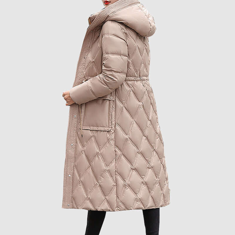 EB | Damen gepolsterte Kapuzen Winterjacke