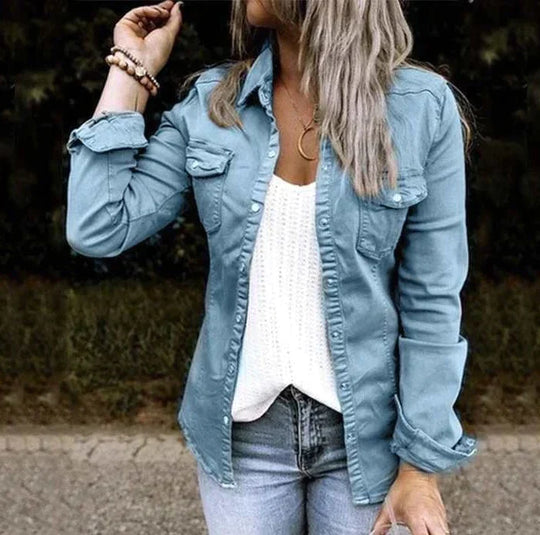 EB | Lässige Denim Weichjacke