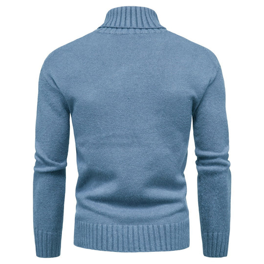 Damen Hochwertiger Rollkragenpullover mit luxuriösem Strickmuster EB