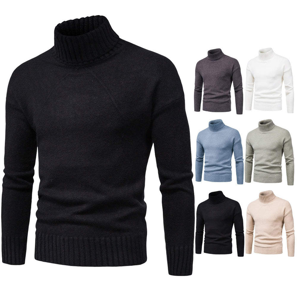 Damen Hochwertiger Rollkragenpullover mit luxuriösem Strickmuster EB