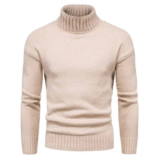 Damen Hochwertiger Rollkragenpullover mit luxuriösem Strickmuster EB