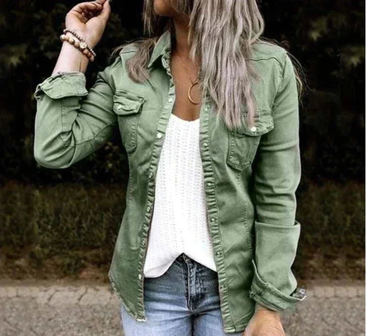 EB | Lässige Denim Weichjacke