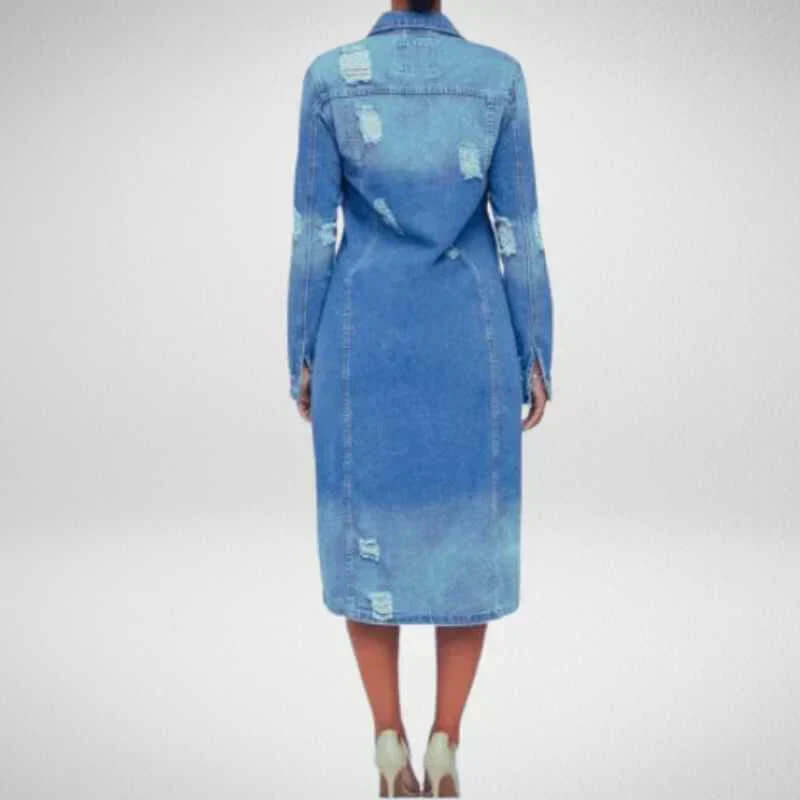 EB | Damen Baumwoll-Trenchcoat