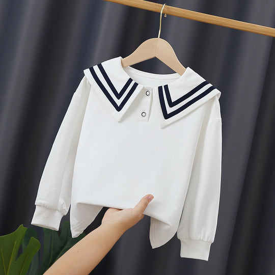 Mädchen Segelkragen Sweatshirt EB