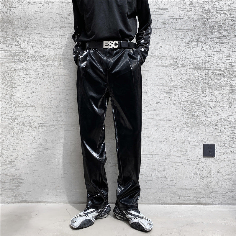 Herren Hochwertige und stylische Lackhose EB