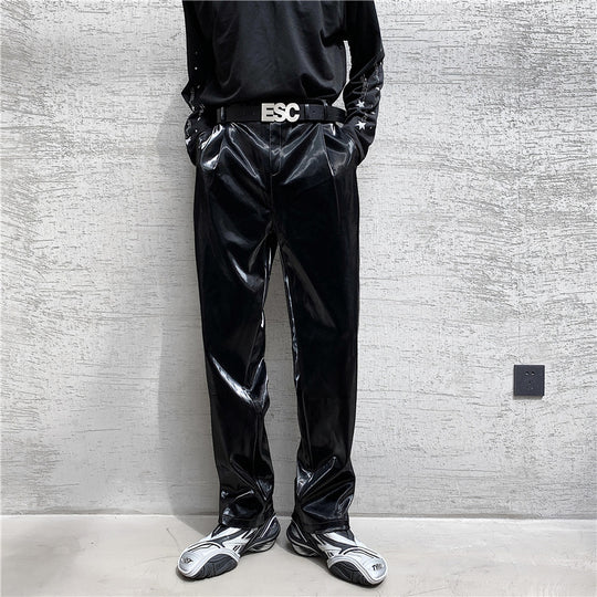Herren Hochwertige und stylische Lackhose EB