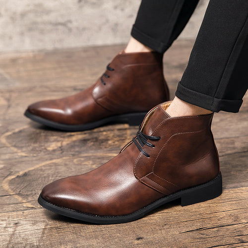 Damen Elegante und komfortable Echtleder Stiefel EB