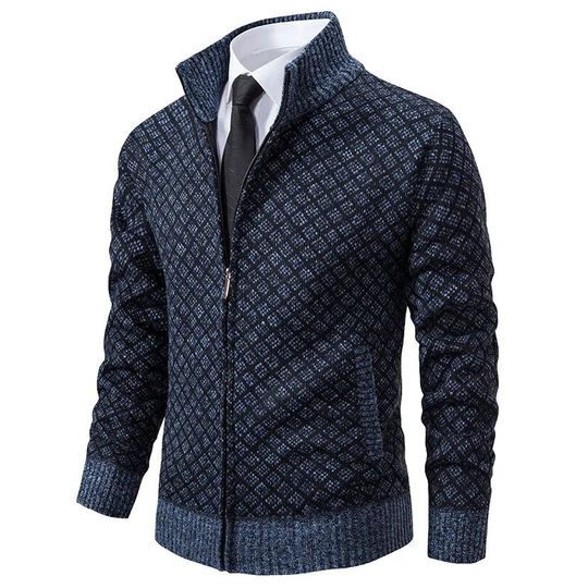 EB | Jacquard Strickjacke für Herren