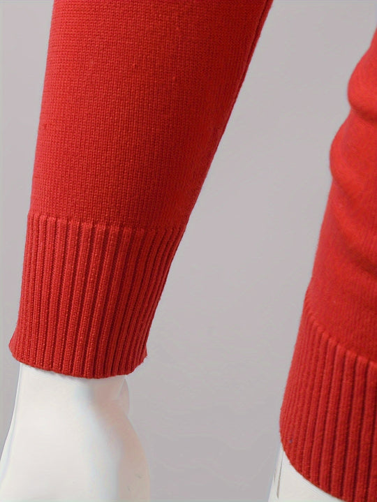 EB | Weihnachtsstrickjacke mit Rentiermotiv Baumwolle Festlich