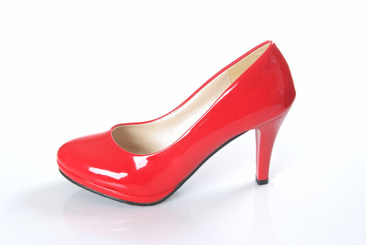 Damen nan elegante Brautpumps mit abgerundeter Vorderkappe, gepolstertem Komfortfußbett und schlankem Kegelabsatz EB