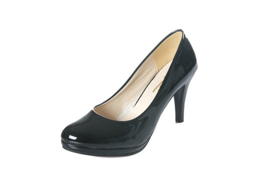 Damen nan elegante Brautpumps mit abgerundeter Vorderkappe, gepolstertem Komfortfußbett und schlankem Kegelabsatz EB