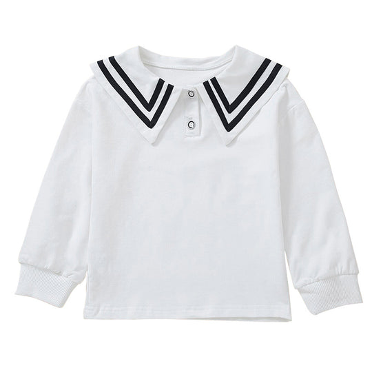 Mädchen Segelkragen Sweatshirt EB