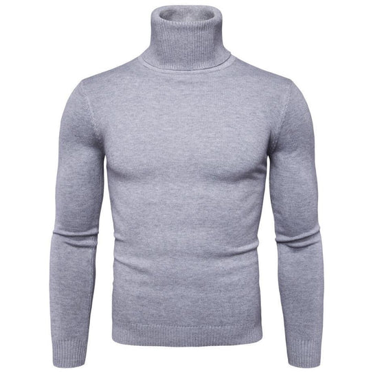 Herren Rollkragenpullover aus feinem Strick EB