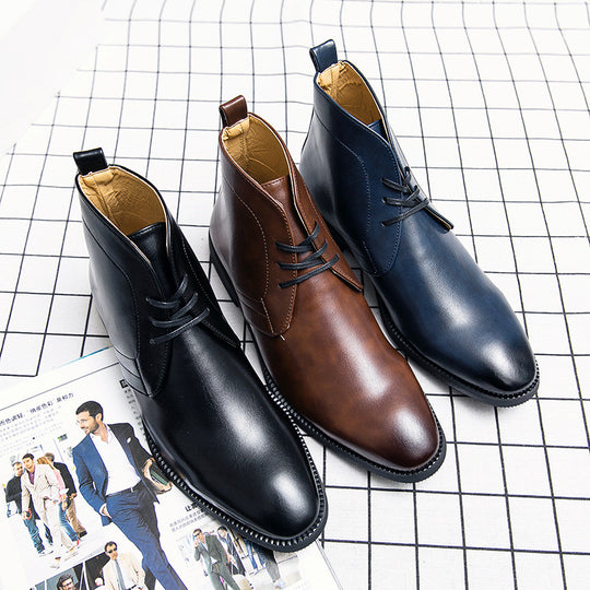 Damen Elegante und komfortable Echtleder Stiefel EB