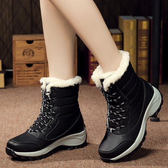 Gefütterte Warme Schneestiefel Für Damen EB