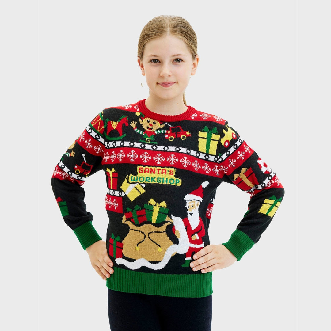 EB | Santa's Workshop Weihnachtspullover Kinder