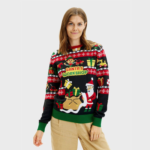EB | Santa's Workshop Weihnachts-Pullover Damen