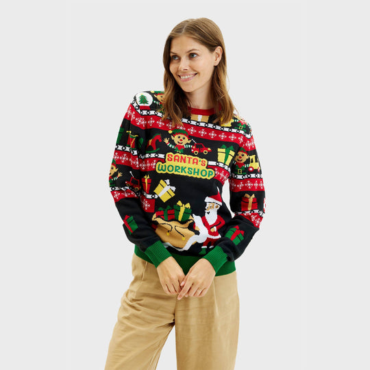 EB | Santa's Workshop Weihnachts-Pullover Damen