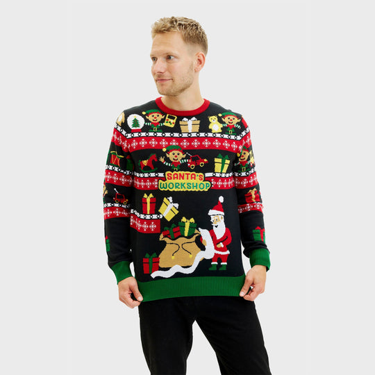 EB | Santa’s Workshop Pullover Herren