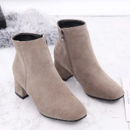 EB | Moderne Wild Ankle Boots mit Bequemem Absatz Damen Ankle Boots