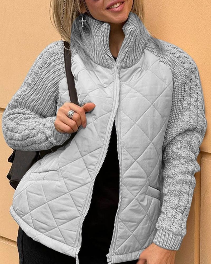 EB | Freizeit Strickjacke mit Reißverschluss