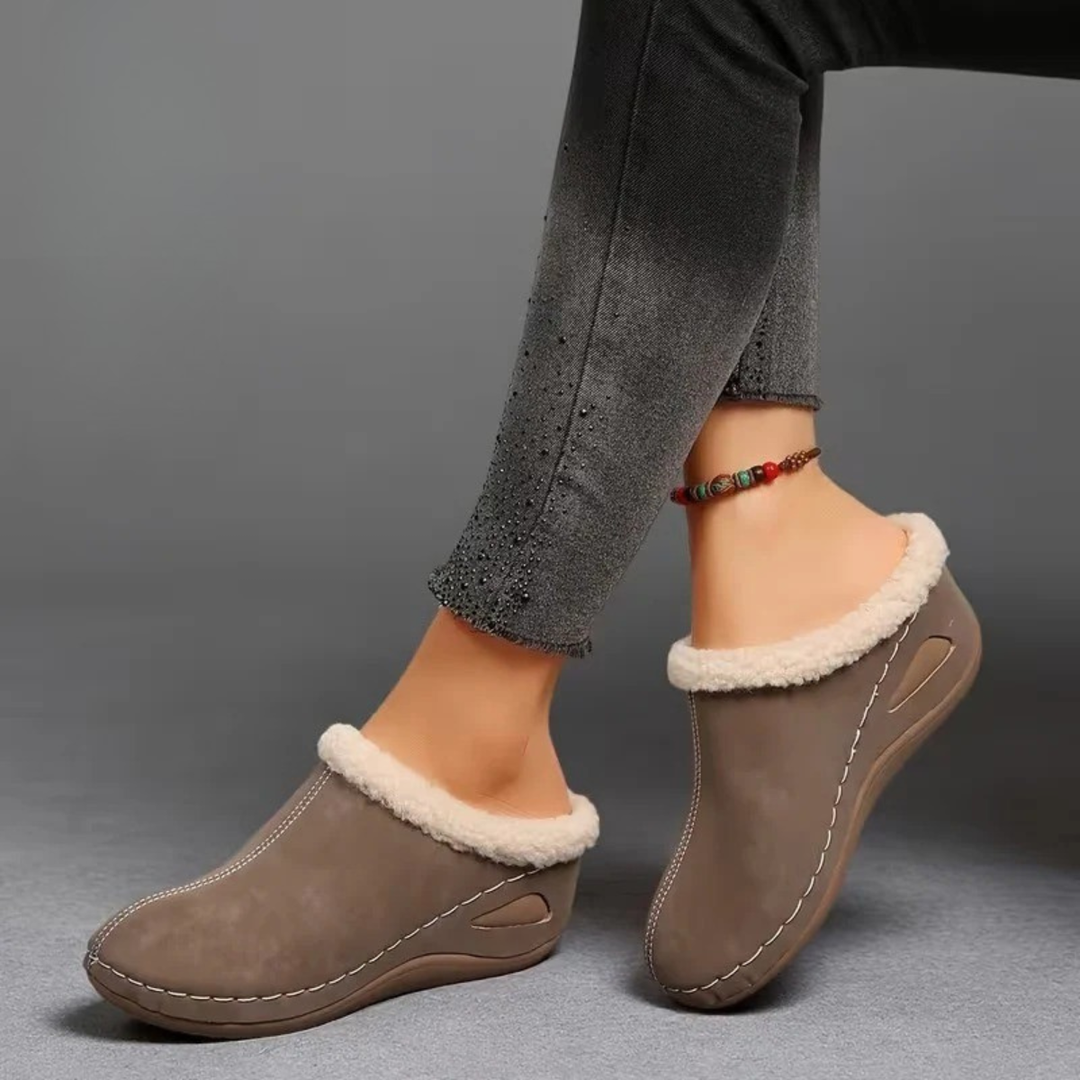 Damen-Mokassins mit Fleecefutter EB EB