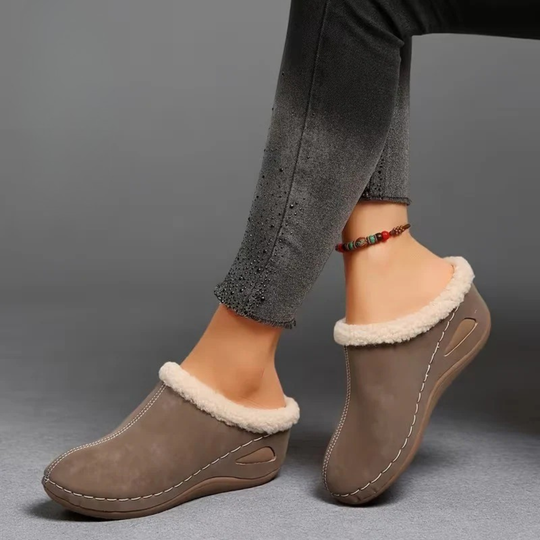 Damen-Mokassins mit Fleecefutter EB EB
