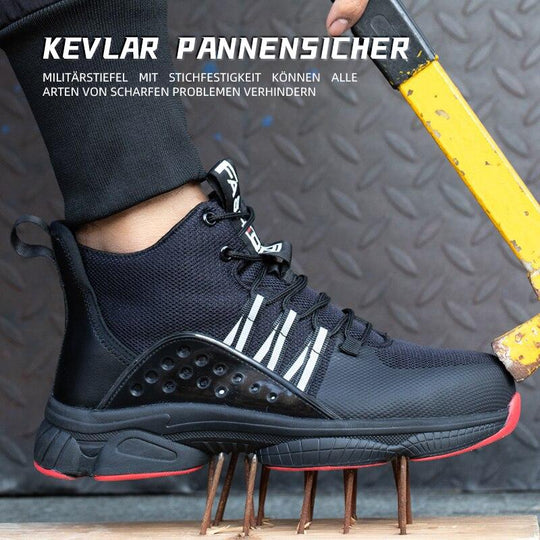 Männer Arbeit Sicherheit Schuhe Bau Anti-smash Punktion-Proof Unzerstörbar Boot EB