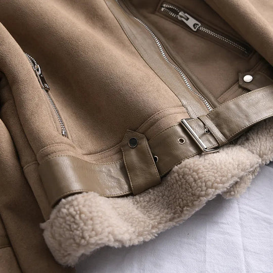 EB | Wildleder Winterjacke - Warm & Stilvoll