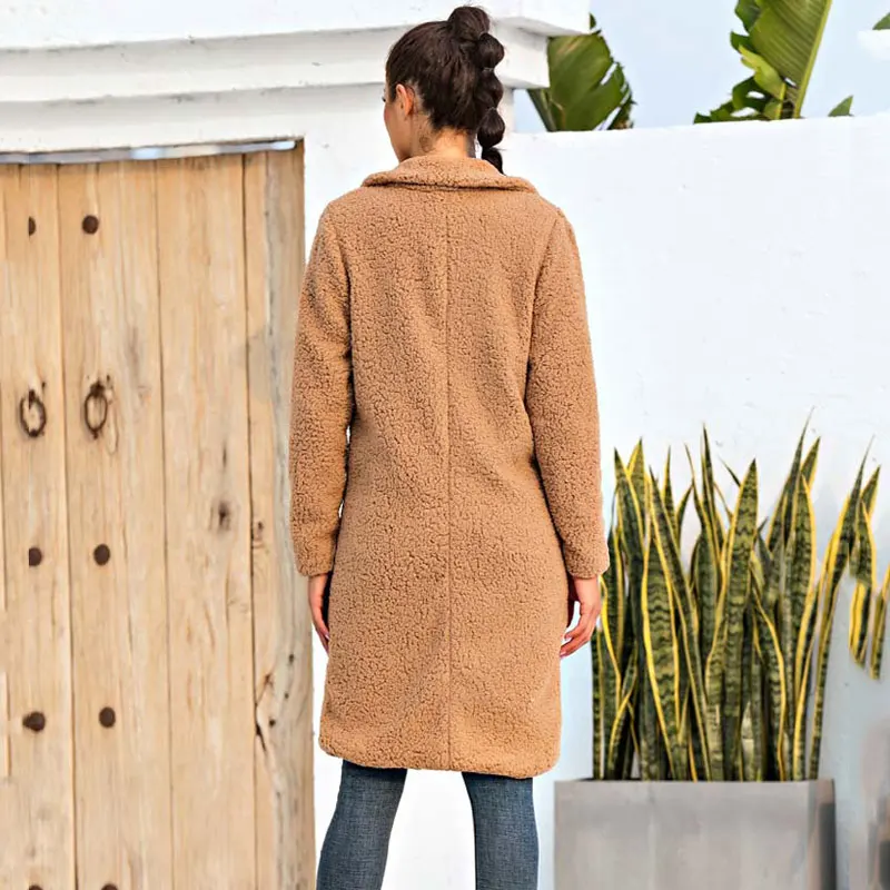 EB | Mantel - Fuzzy Textur mit Reverskragen
