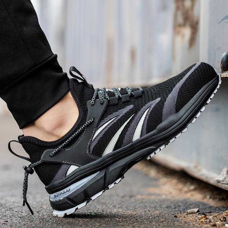 S1P Superleichte atmungsaktive rutschfeste Schutzschuhe Arbeitsschuhe EB
