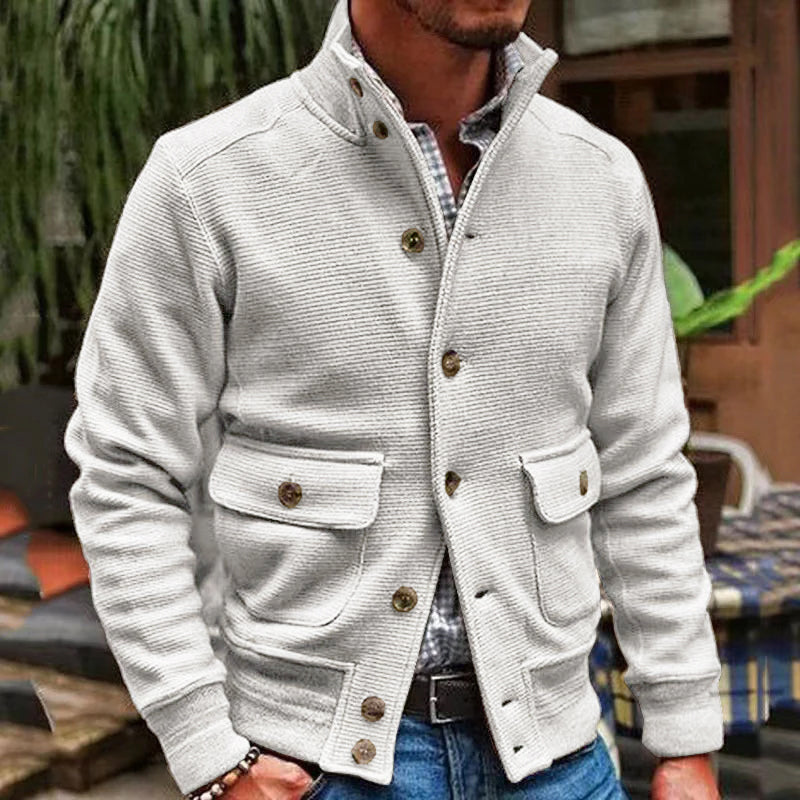 EB | Modische Jacke mit Hohem Kragen