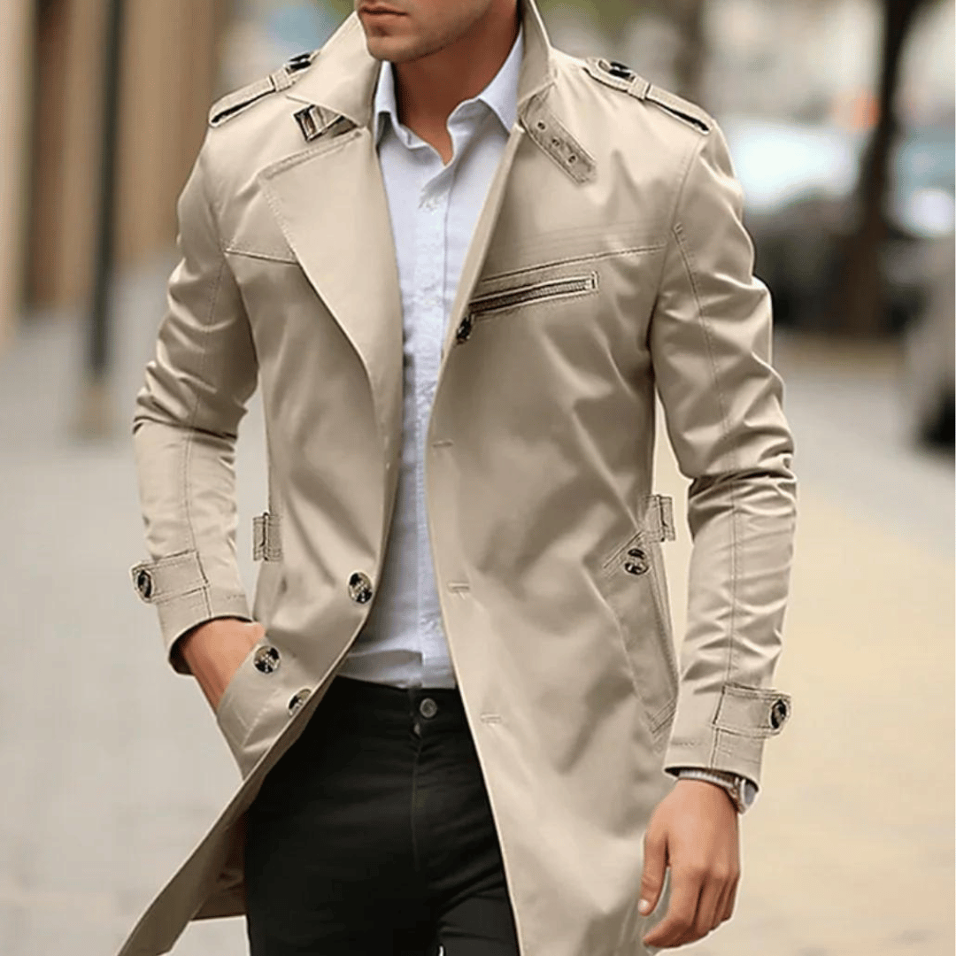 EB | Klassischer Trenchcoat für Herren