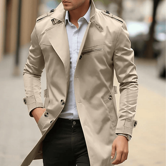 EB | Klassischer Trenchcoat für Herren