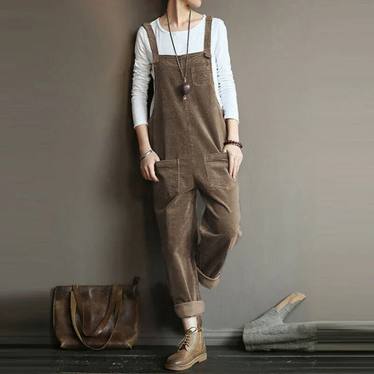 EB - Lässiger Cord-Jumpsuit