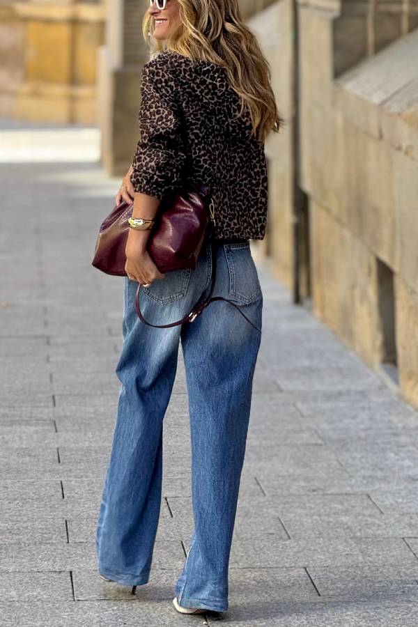 EB | Leopardenmuster Jacke