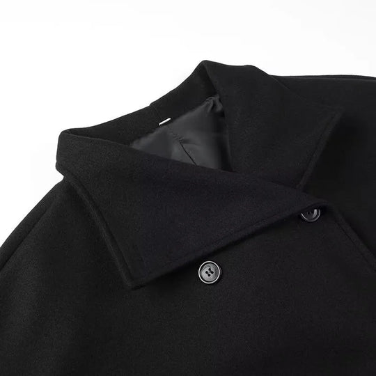 EB | Damen-Wickelmantel mit breitem Revers Rebeca
