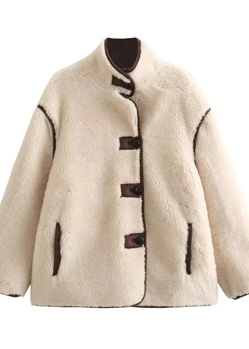 EB | Luxus Fleece-besetzte Jacke