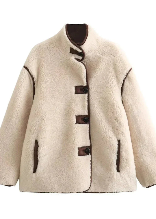 EB | Luxus Fleece-besetzte Jacke