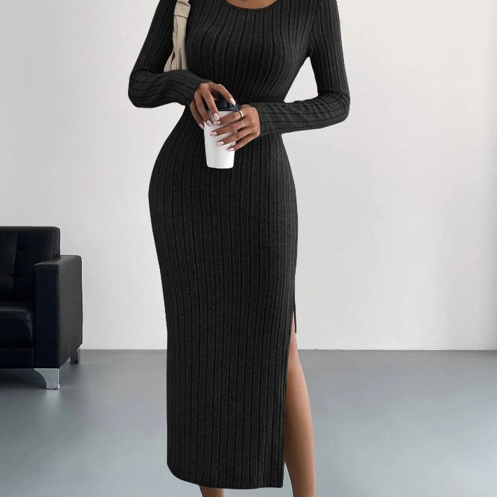 EB | Gestricktes Langes Kleid für Frauen