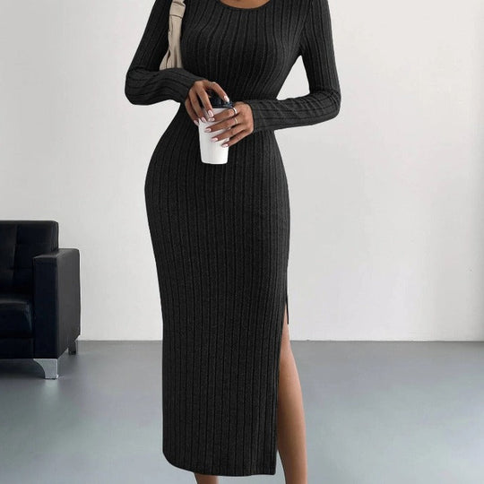 EB | Gestricktes Langes Kleid für Frauen