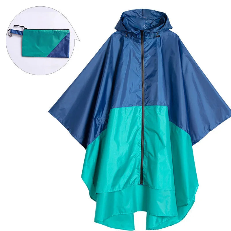EB | Tragbare Unisex wasserdichte Poncho mit Kapuze