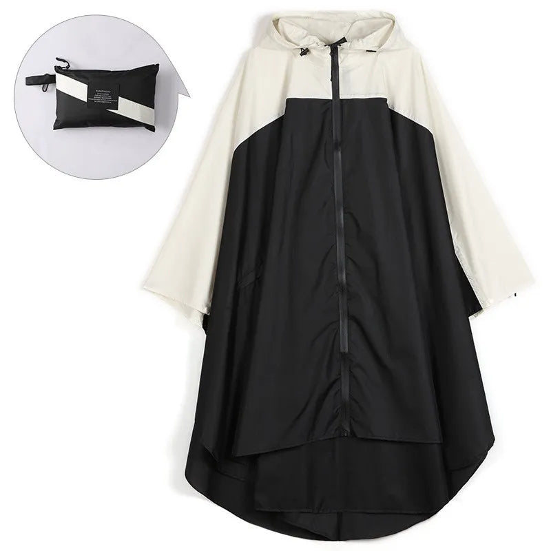 EB | Tragbarer unisex wasserdichter Poncho mit Kapuze