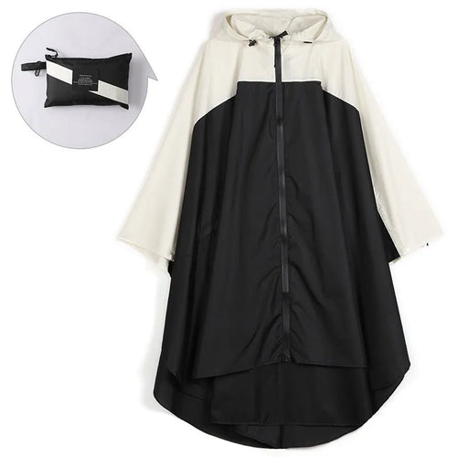 EB | Tragbarer Unisex wasserdichter Poncho mit Kapuze