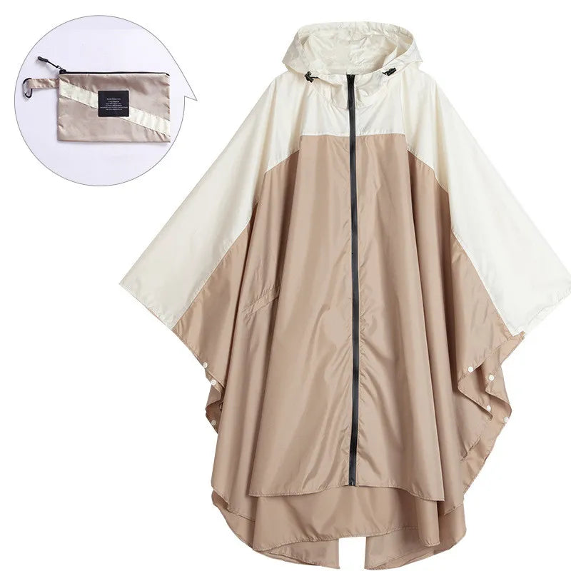 EB | Tragbarer unisex wasserdichter Poncho mit Kapuze