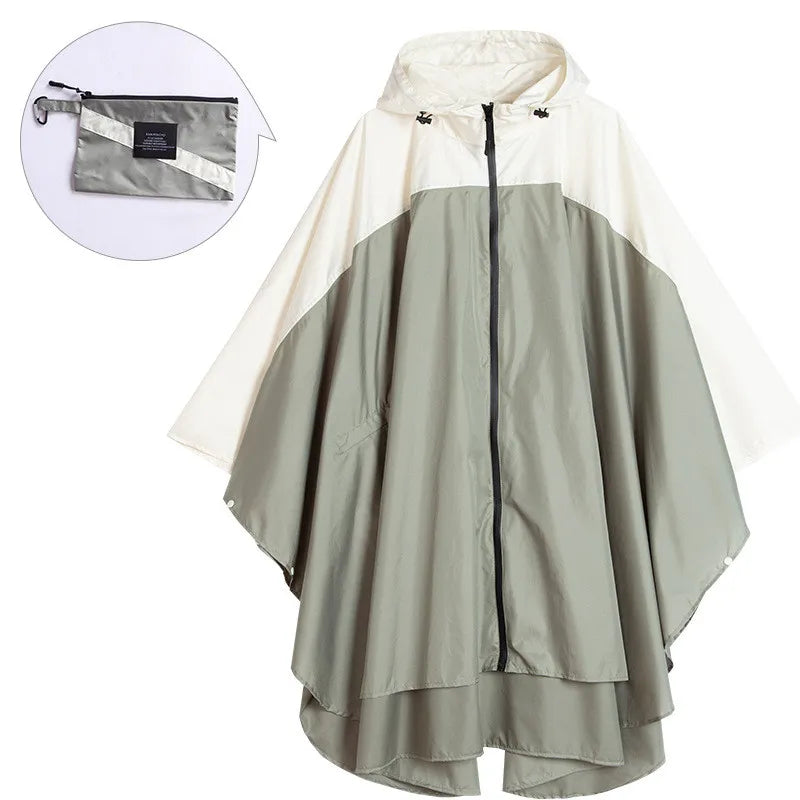 EB | Tragbarer unisex wasserdichter Poncho mit Kapuze