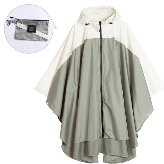 EB | Tragbare Unisex wasserdichte Poncho mit Kapuze