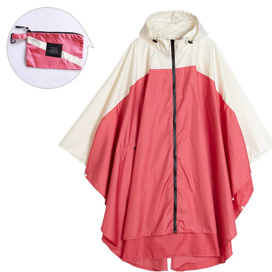 EB | Tragbarer unisex wasserdichter Poncho mit Kapuze